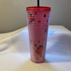 Starbucks Vibrant Pink and Orange Tumbler